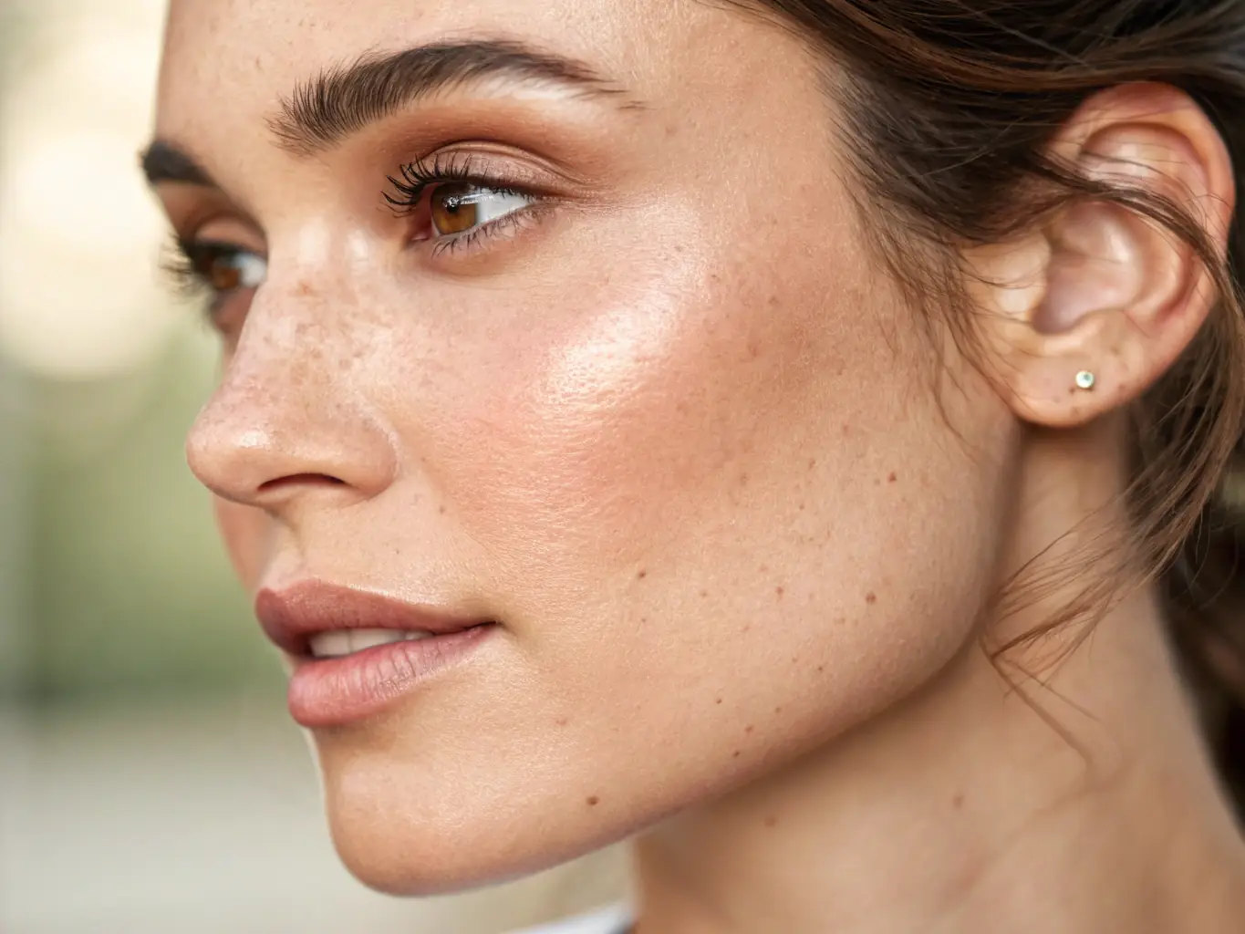 An image showcasing the results of a filler treatment at Martine Barkum Cosmetic Clinic, emphasizing the natural-looking enhancement and volume restoration achieved.